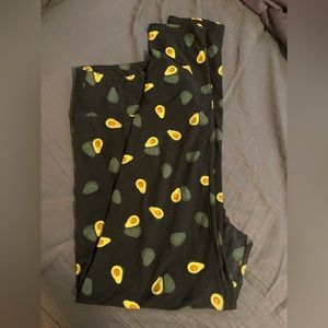 Avocado lularoe leggings tc2 great condition